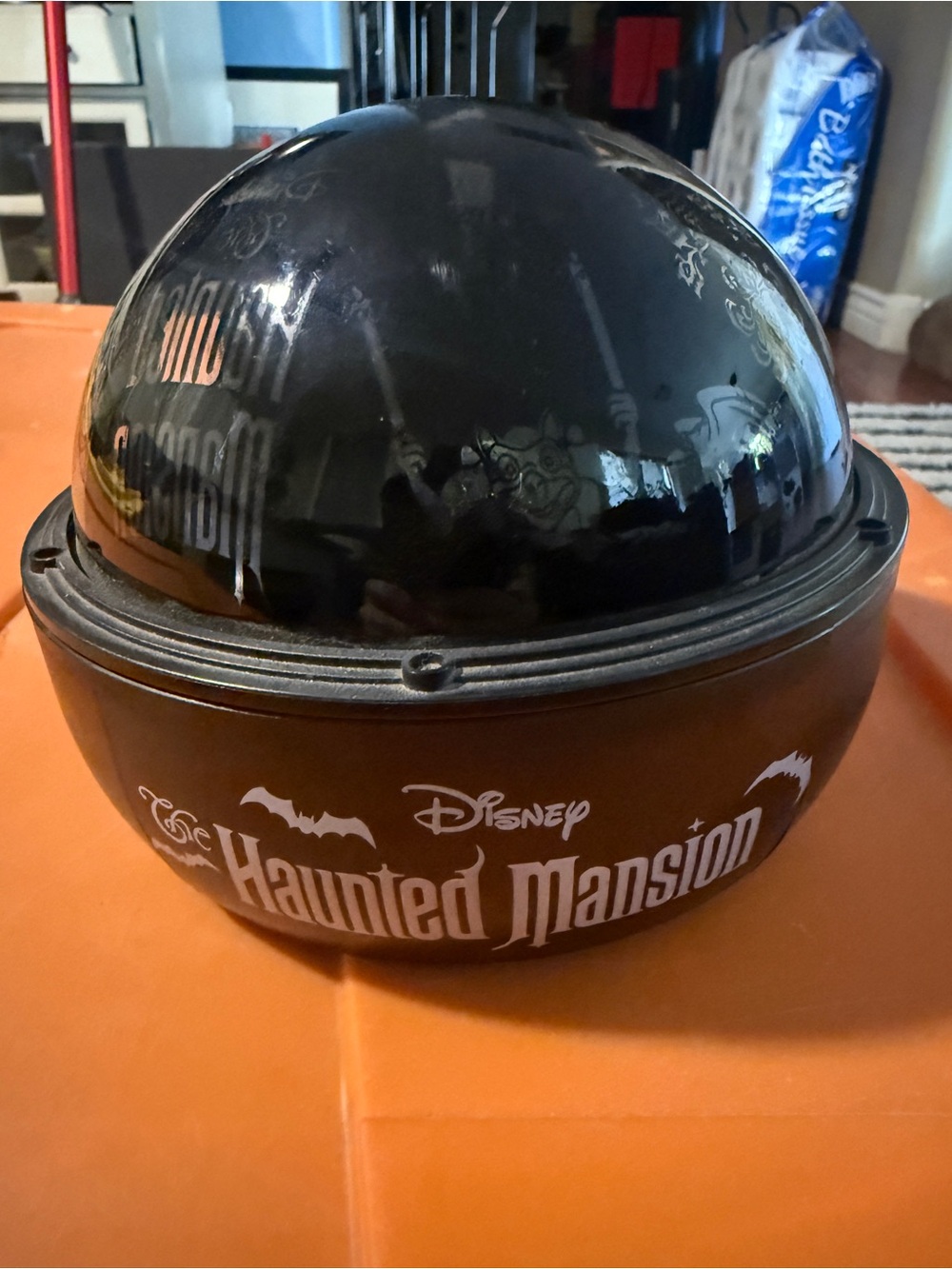 Disney Haunted Mansion light projector- Black and White Logo